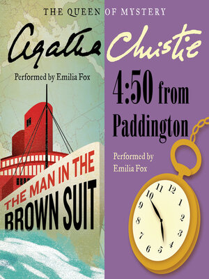 cover image of Man in the Brown Suit & 4:50 From Paddington
